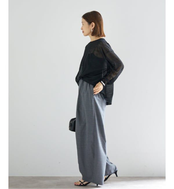 IENA「アルパカMIXシアー プルオーバー」|ニット・セーター|