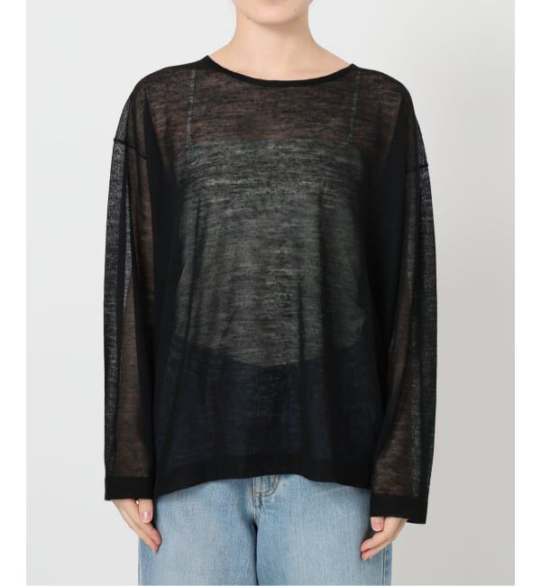 IENA「アルパカMIXシアー プルオーバー」|ニット・セーター|