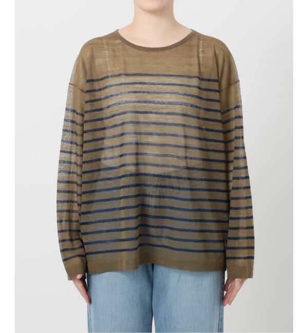 IENA「アルパカMIXシアー プルオーバー」|ニット・セーター|