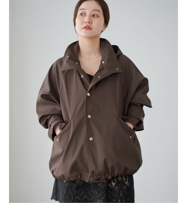 IENA「《一部カラーWEB限定》ボンディングフーデッドブルゾン」|その他|