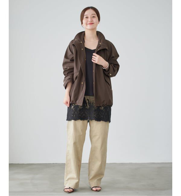 IENA「《一部カラーWEB限定》ボンディングフーデッドブルゾン」|その他|