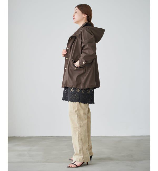 IENA「《一部カラーWEB限定》ボンディングフーデッドブルゾン」|その他|