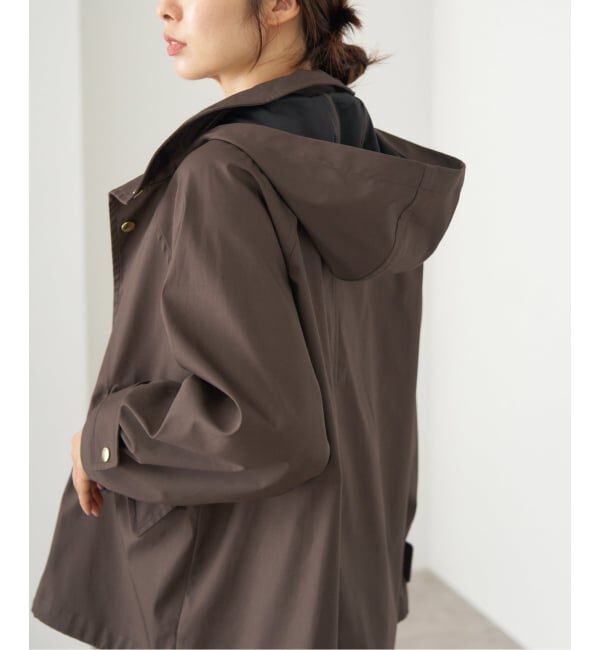 IENA「《一部カラーWEB限定》ボンディングフーデッドブルゾン」|その他|