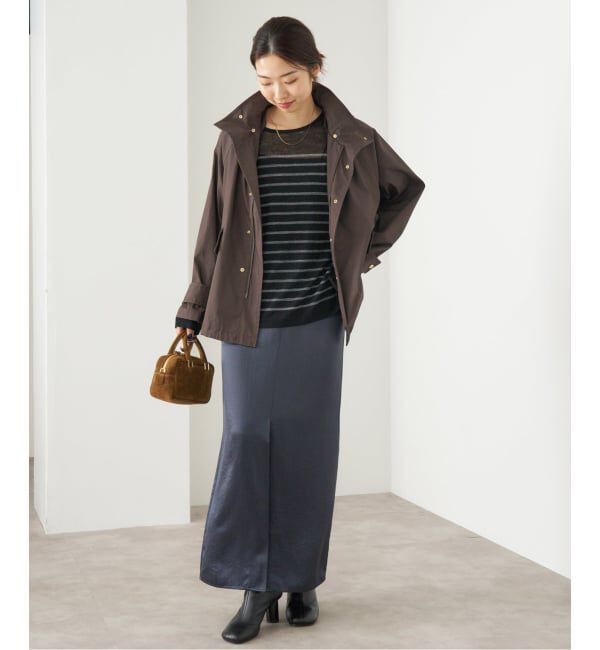 IENA「《一部カラーWEB限定》ボンディングフーデッドブルゾン」|その他|