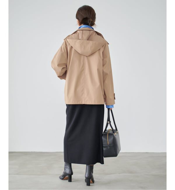 IENA「《一部カラーWEB限定》ボンディングフーデッドブルゾン」|その他|