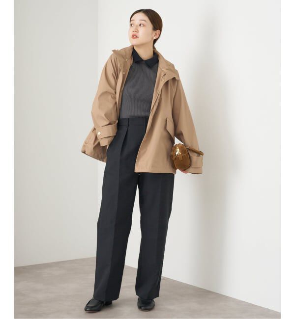 IENA「《一部カラーWEB限定》ボンディングフーデッドブルゾン」|その他|