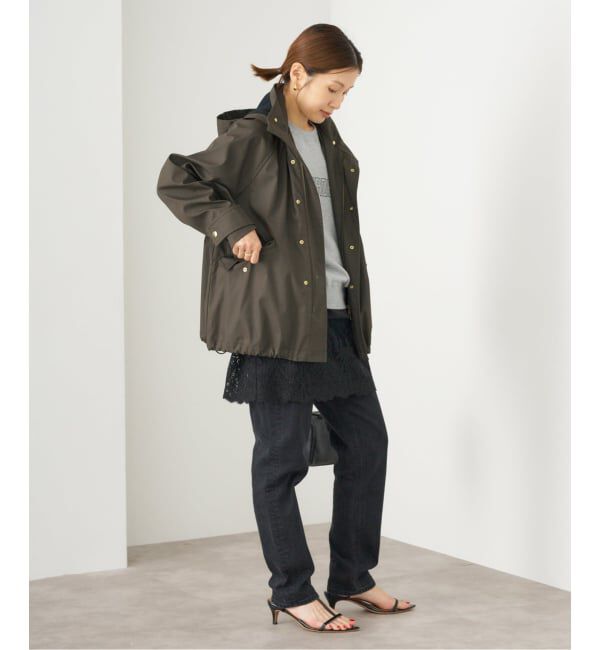 IENA「《一部カラーWEB限定》ボンディングフーデッドブルゾン」|その他|