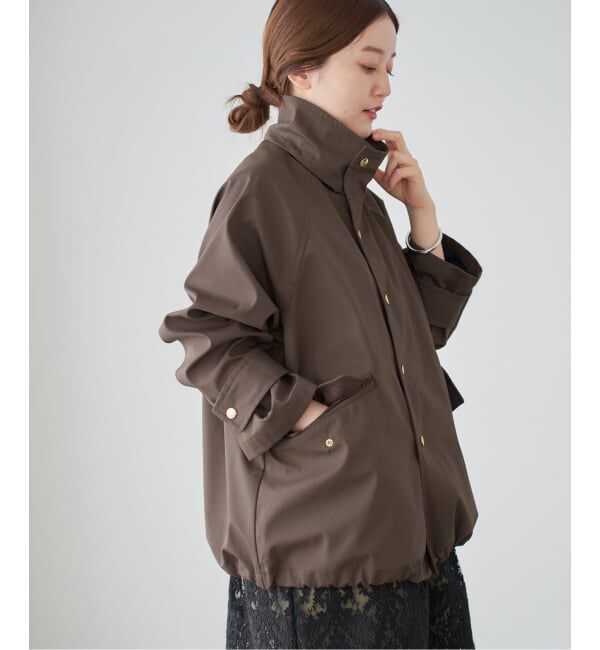 IENA「《一部カラーWEB限定》ボンディングフーデッドブルゾン」|その他|