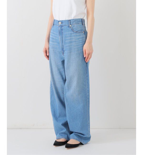 IENA「upper hights/アッパーハイツ 別注 THE LAZY OLIVIA ワイドストレートデニム」|デニム|