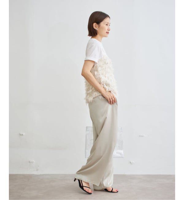 IENA「サテンイージーパンツ」|その他|