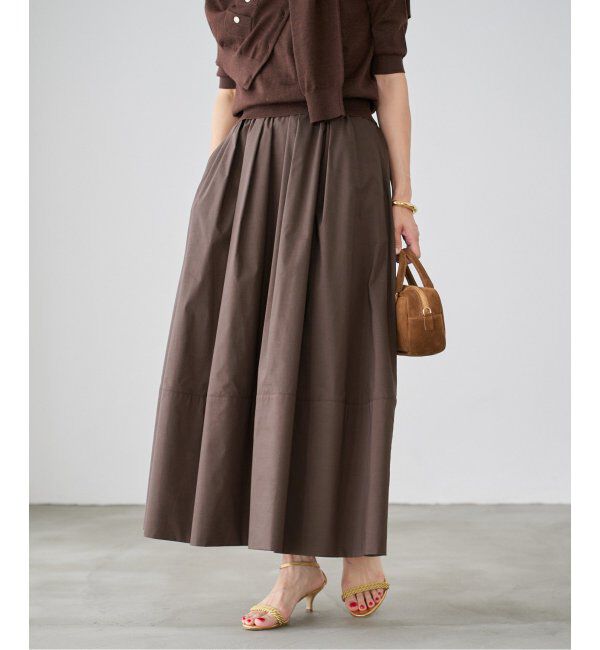 IENA「タフタトリミングスカート」|スカート|