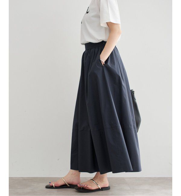IENA「タフタトリミングスカート」|スカート|