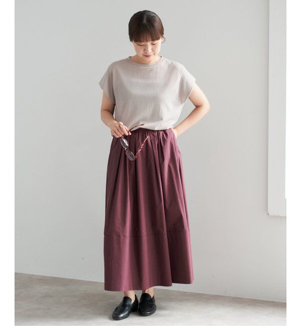 IENA「タフタトリミングスカート」|スカート|