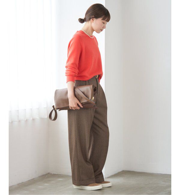 IENA「ガンクラブチェックパンツ」|スラックス|