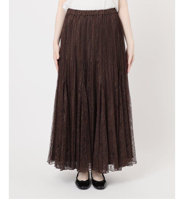 IENA「レースプリーツスカート」|スカート|