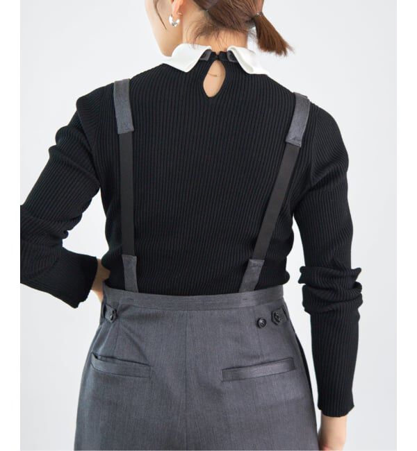 IENA「サスペンダーパンツ」|スラックス|