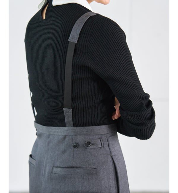 IENA「サスペンダーパンツ」|スラックス|