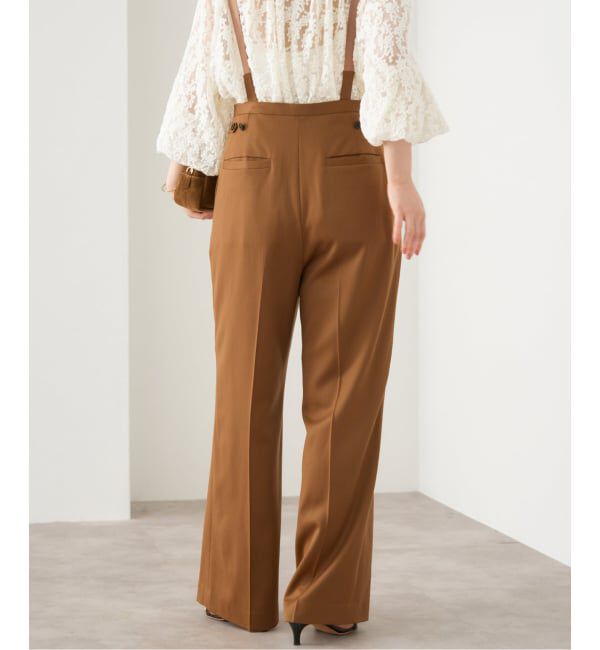 IENA「サスペンダーパンツ」|スラックス|