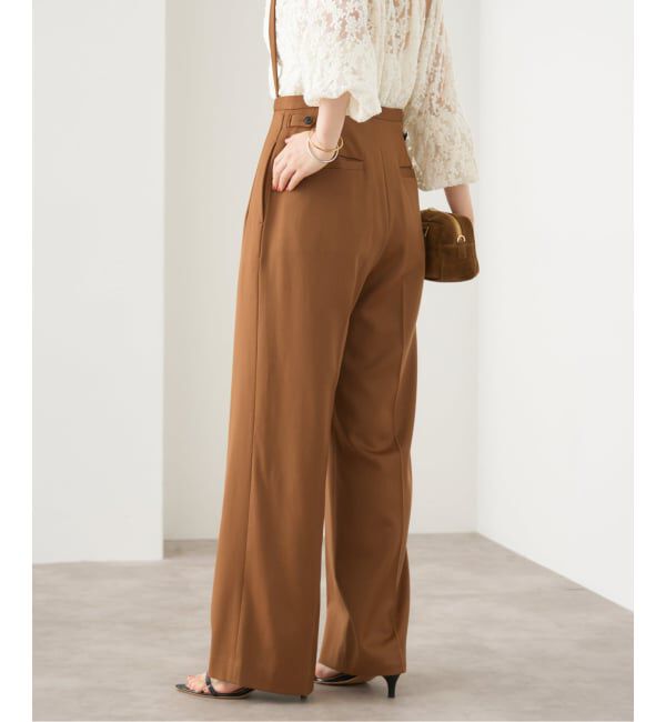 IENA「サスペンダーパンツ」|スラックス|