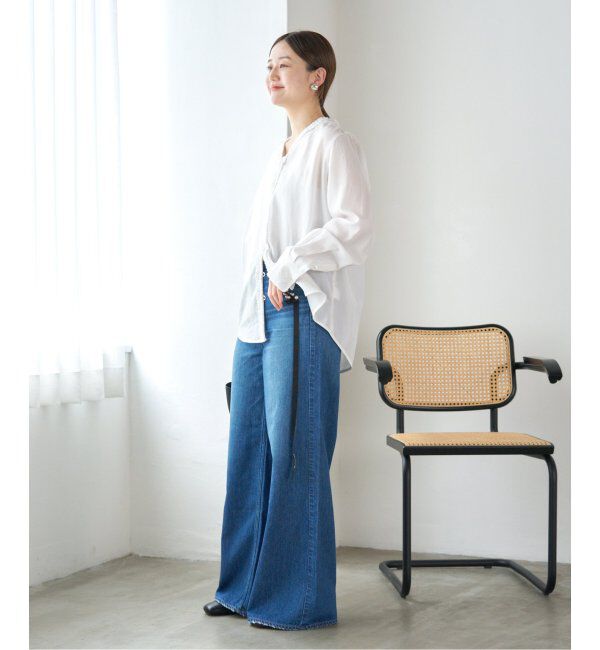 IENA「《追加》タックフリルブラウス」|シャツ・ブラウス|