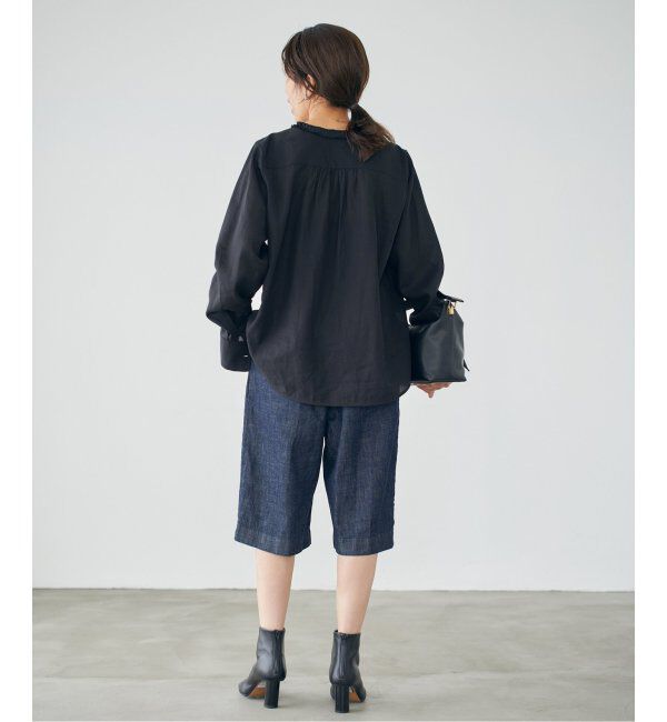 IENA「《追加》タックフリルブラウス」|シャツ・ブラウス|