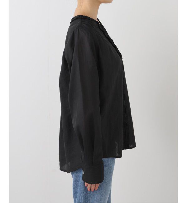 IENA「《追加》タックフリルブラウス」|シャツ・ブラウス|