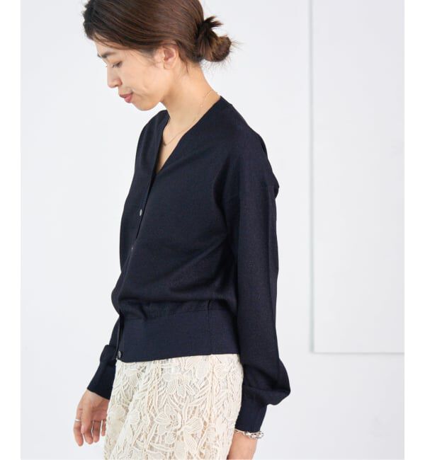 IENA「LEVITA Vネックカーディガン」|カーディガン|