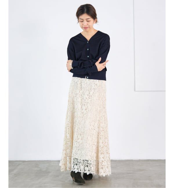 IENA「LEVITA Vネックカーディガン」|カーディガン|