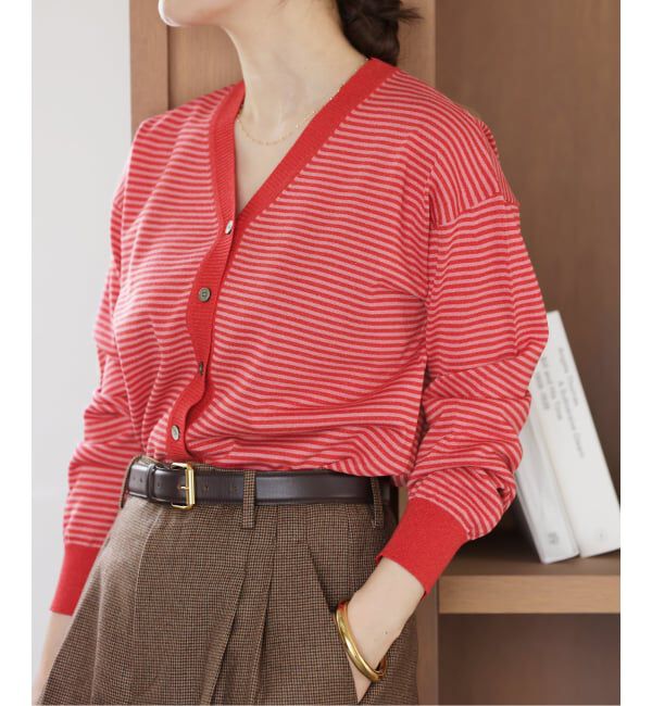 IENA「LEVITA Vネックカーディガン」|カーディガン|