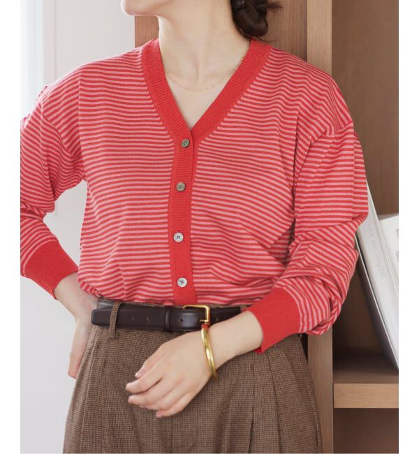 IENA「LEVITA Vネックカーディガン」|カーディガン|