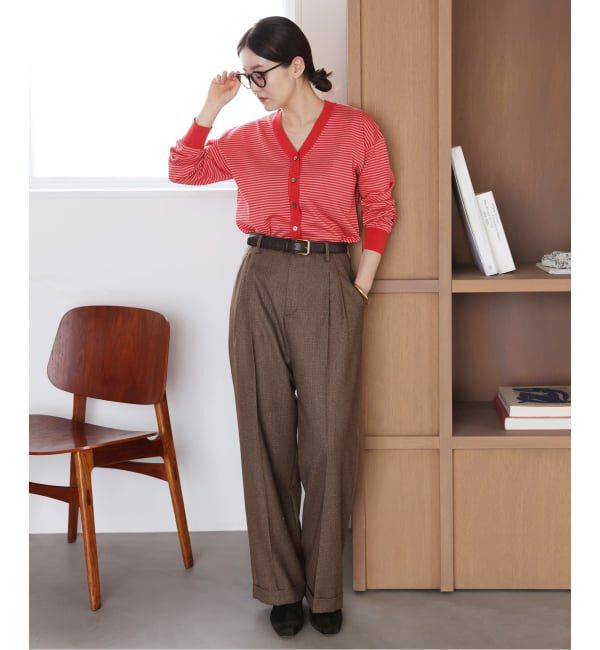 IENA「LEVITA Vネックカーディガン」|カーディガン|