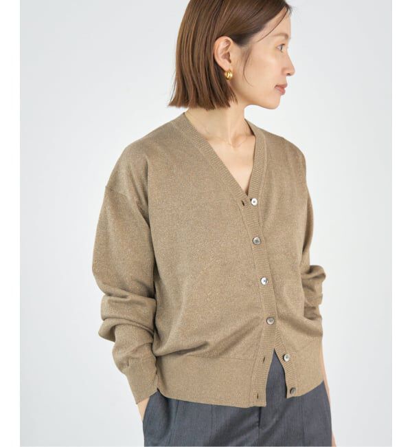 IENA「LEVITA Vネックカーディガン」|カーディガン|