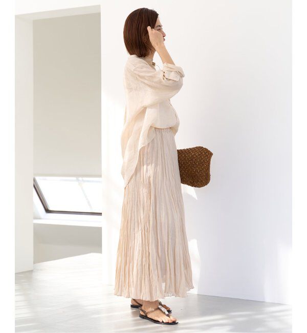 IENA「《追加》ラミーバンドカラーシャツ」|シャツ・ブラウス|