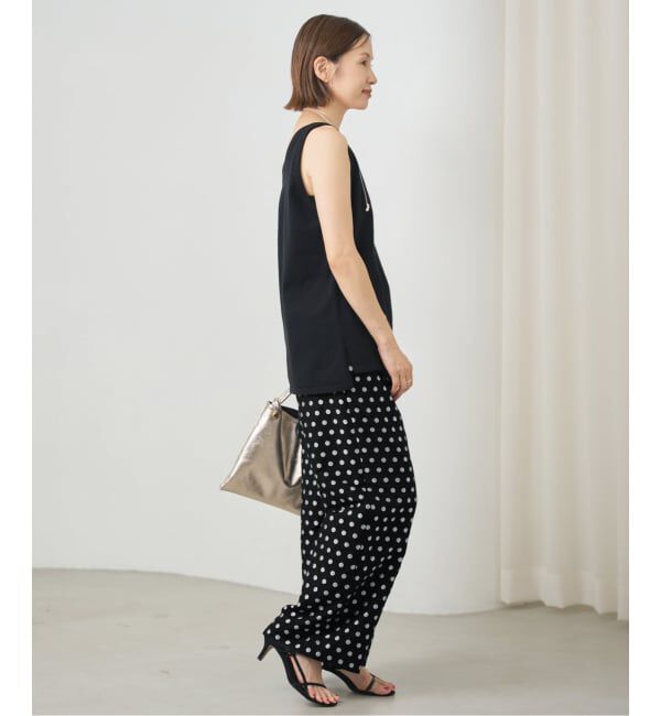 IENA「《WEB限定/追加》ドットジャガードイージーパンツ」|その他|