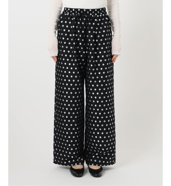 IENA「《WEB限定/追加》ドットジャガードイージーパンツ」|その他|