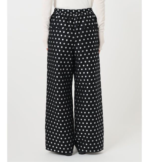 IENA「《WEB限定/追加》ドットジャガードイージーパンツ」|その他|