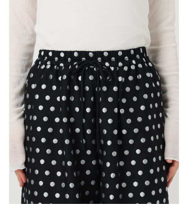 IENA「《WEB限定/追加》ドットジャガードイージーパンツ」|その他|