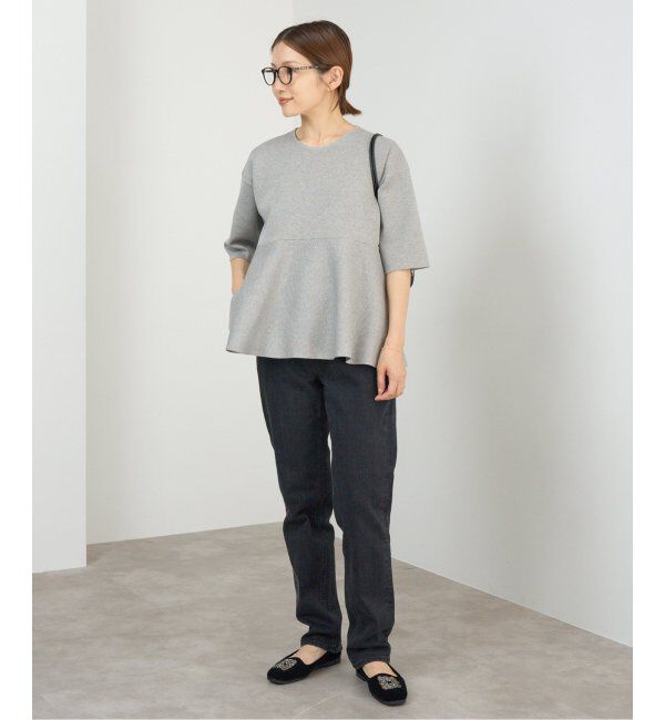 IENA「Debussyペプラムプルオーバー」|ニット・セーター|