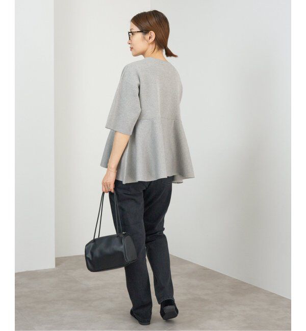 IENA「Debussyペプラムプルオーバー」|ニット・セーター|