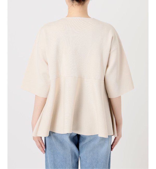 IENA「Debussyペプラムプルオーバー」|ニット・セーター|