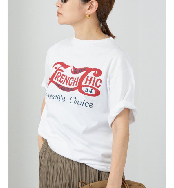 IENA「BLACK フレンチシック Tシャツ」|Tシャツ・カットソー|