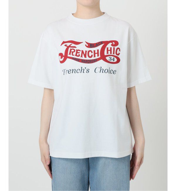 IENA「BLACK フレンチシック Tシャツ」|Tシャツ・カットソー|