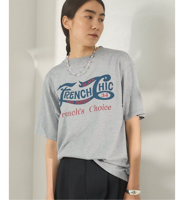 IENA「BLACK フレンチシック Tシャツ」|Tシャツ・カットソー|