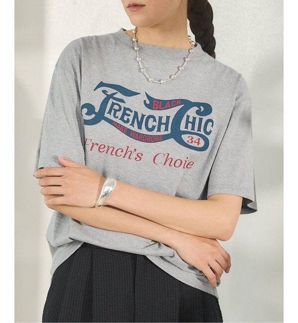 IENA「BLACK フレンチシック Tシャツ」|Tシャツ・カットソー|