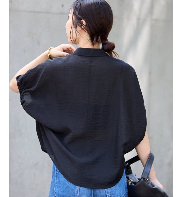 IENA「《追加》リネン混 襟付きブラウス」|シャツ・ブラウス|
