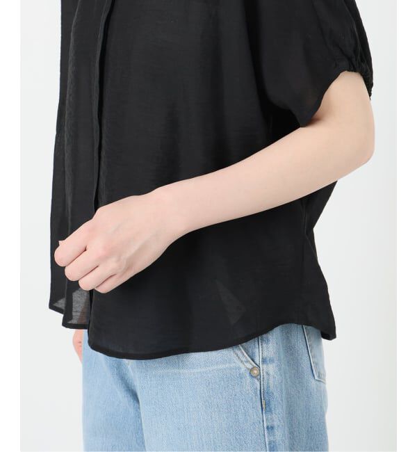 IENA「《追加》リネン混 襟付きブラウス」|シャツ・ブラウス|