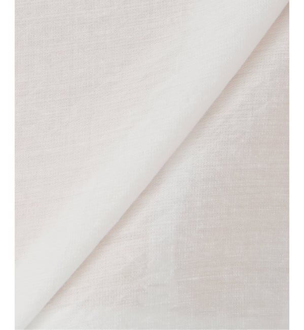 IENA「《追加》リネン混 襟付きブラウス」|シャツ・ブラウス|