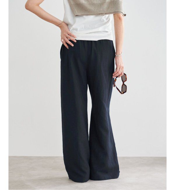 IENA「リネン混イージーパンツ」|その他|