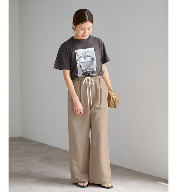 IENA「リネン混イージーパンツ」|その他|