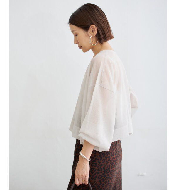 IENA「《追加2》FILMY COTTONカーディガン」|カーディガン|